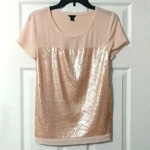 Ann Taylor Sequin Top